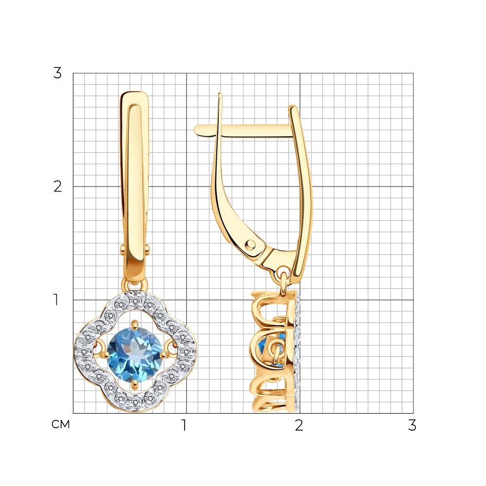 Серьги 729041
