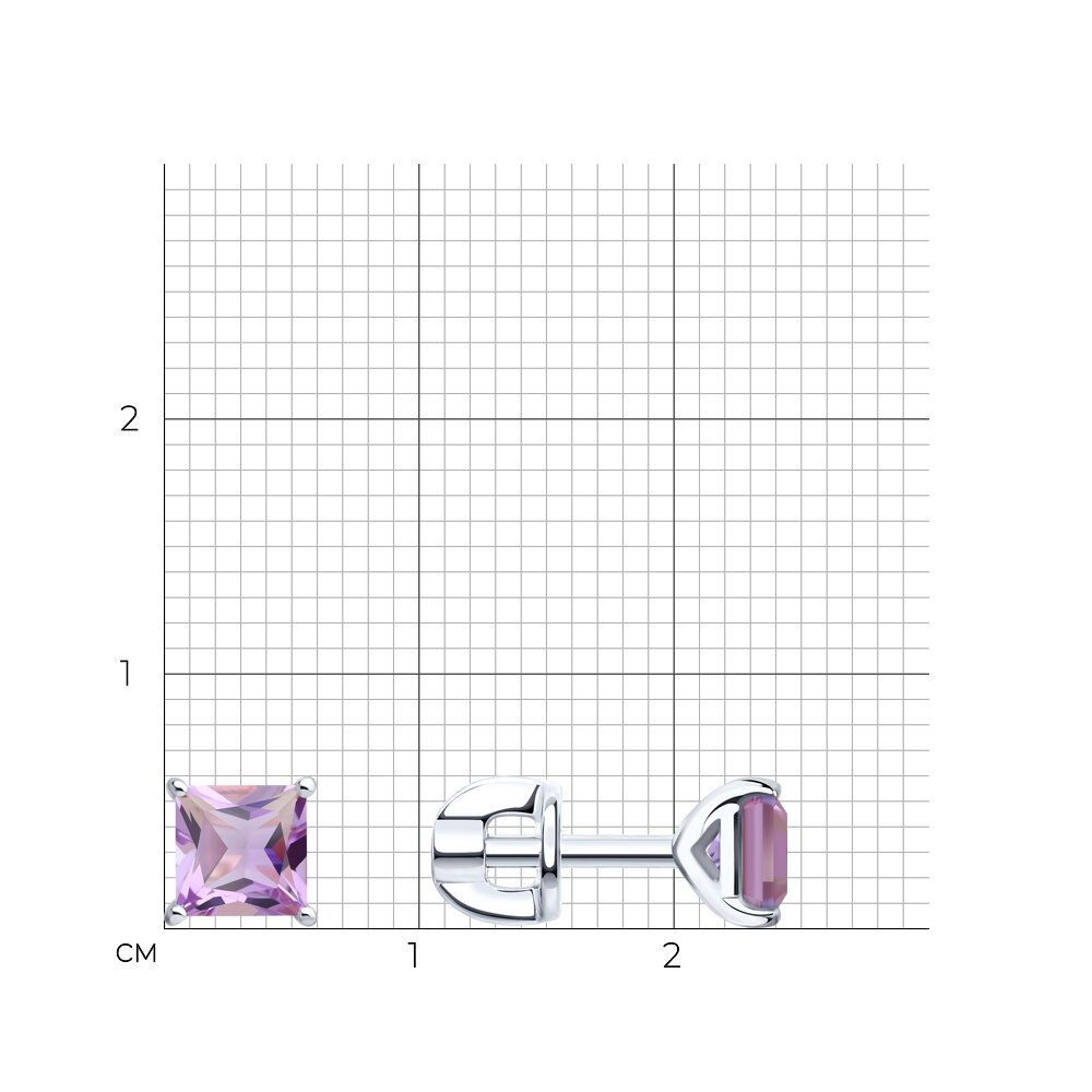 Серьги пусеты 92025322
