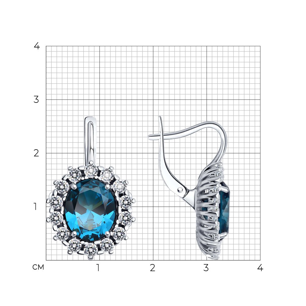 Серьги 92023039