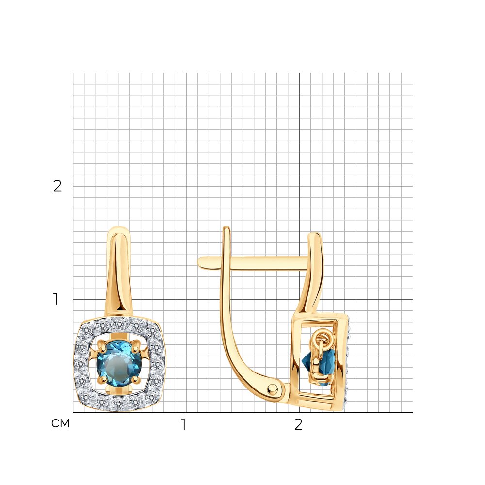 Серьги 729040