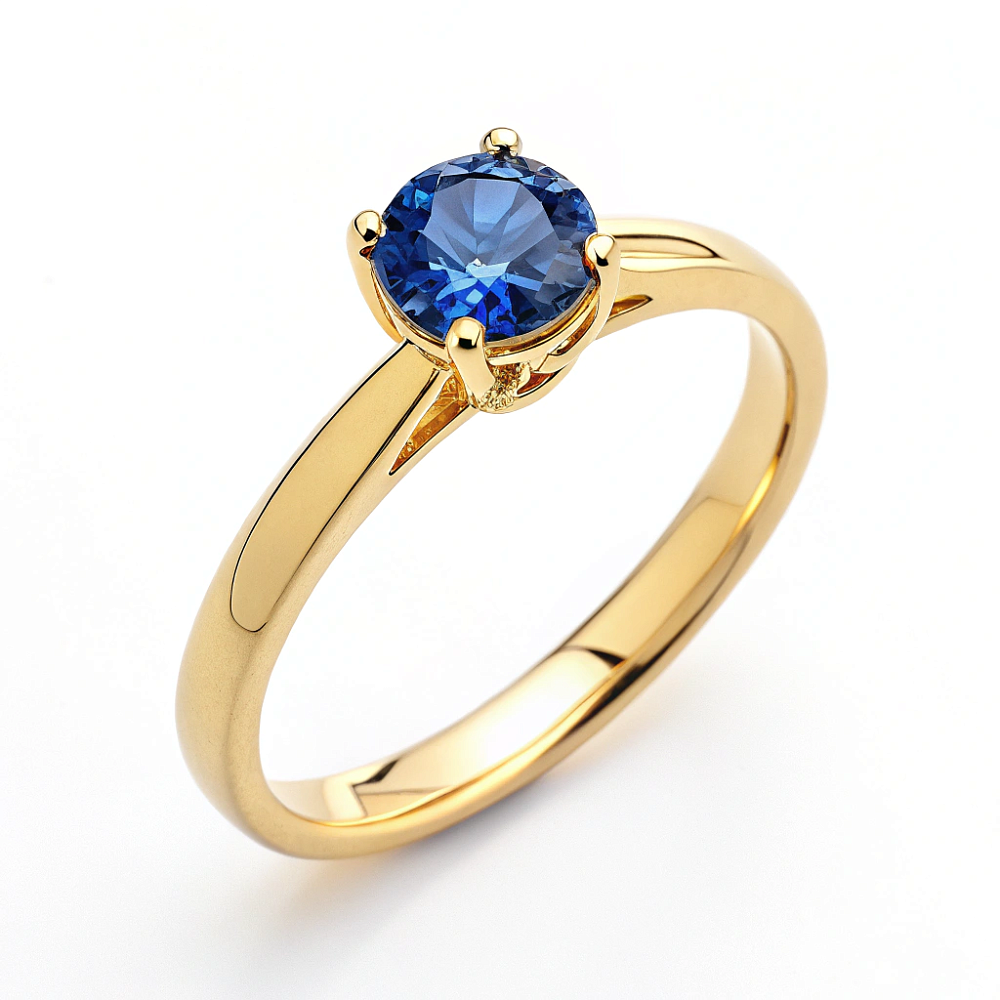 Кольца золотые с драгоценными камнями